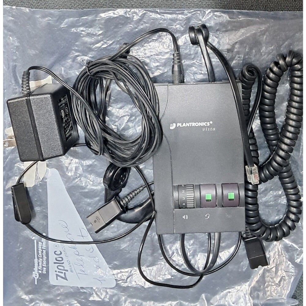 Plantronics M12 VISTA Modular Amplifier Headset